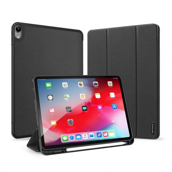DUX DUCIS Domo TPU gel tablet cover with multi-angle stand for iPad Air 2020 black
