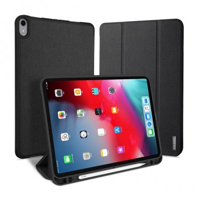 DUX DUCIS Domo TPU gel tablet cover with multi-angle stand and Smart Sleep function for iPad Pro 11" 2018 black