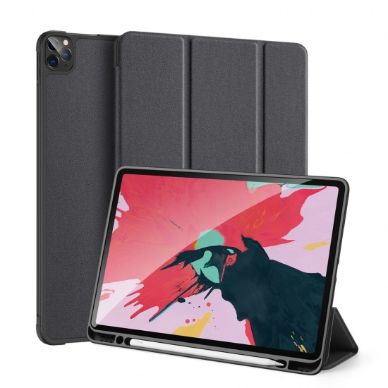 DUX DUCIS Domo TPU gel tablet cover with multi-angle stand and Smart Sleep function for iPad Pro 11" 2020 black