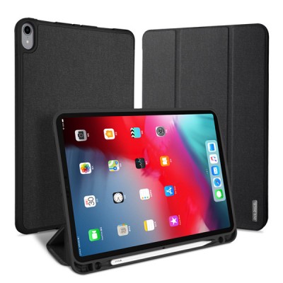 DUX DUCIS Domo TPU gel tablet cover with multi-angle stand and Smart Sleep function for iPad Pro 12.9" 2018 black