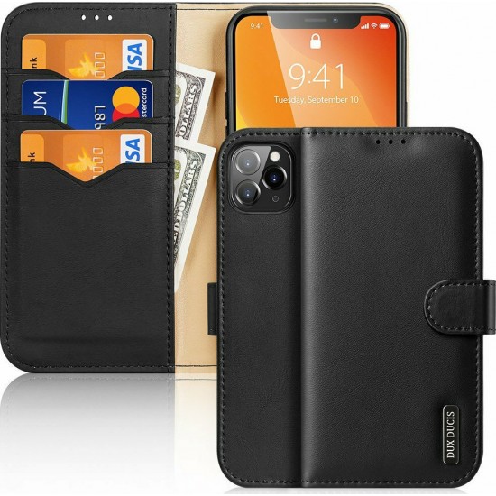 DUX DUCIS Hivo Leather Wallet case for iPhone 11 Pro Max black
