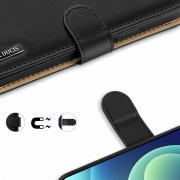 DUX DUCIS Hivo Leather Wallet case for iPhone 12 mini black