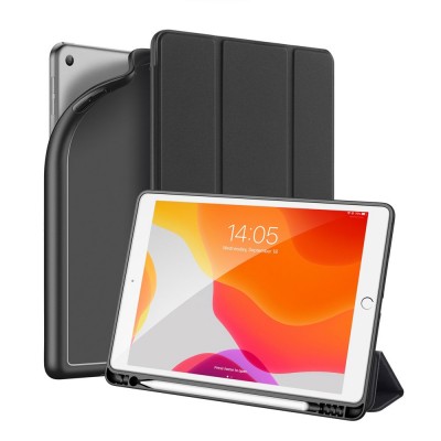 DUX DUCIS Osom TPU gel tablet cover with multi-angle stand and Smart Sleep function for iPad 10.2" 2019 black