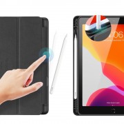 DUX DUCIS Osom TPU gel tablet cover with multi-angle stand and Smart Sleep function for iPad 10.2" 2019 black
