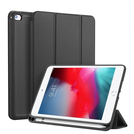 DUX DUCIS Osom TPU gel tablet cover with multi-angle stand and Smart Sleep function for iPad mini 2019 / iPad mini 4 black