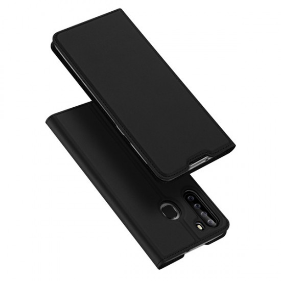 DUX DUCIS Skin Pro Bookcase type case for Samsung Galaxy A21 black