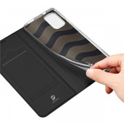 DUX DUCIS Skin Pro Bookcase type case for Xiaomi Redmi Note 10 5G black