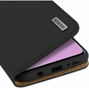 DUX DUCIS Wish Genuine Leather Bookcase type case for Samsung Galaxy S10 black