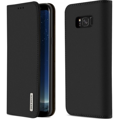 DUX DUCIS Wish Genuine Leather Bookcase type case for Samsung Galaxy S8 black