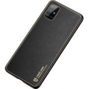 Dux Ducis Yolo elegant case made of soft TPU and PU leather for Samsung Galaxy A51 black