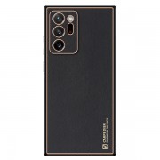 Dux Ducis Yolo elegant case made of soft TPU and PU leather for Samsung Galaxy Note 20 Ultra black