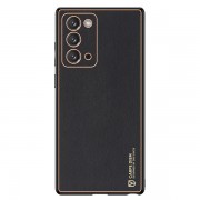 Dux Ducis Yolo elegant case made of soft TPU and PU leather for Samsung Galaxy Note 20 black