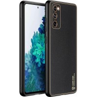 Dux Ducis Yolo elegant case made of soft TPU and PU leather for Samsung Galaxy S20 FE black