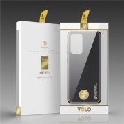 Dux Ducis Yolo elegant case made of soft TPU and PU leather for Samsung Galaxy S20 Plus black