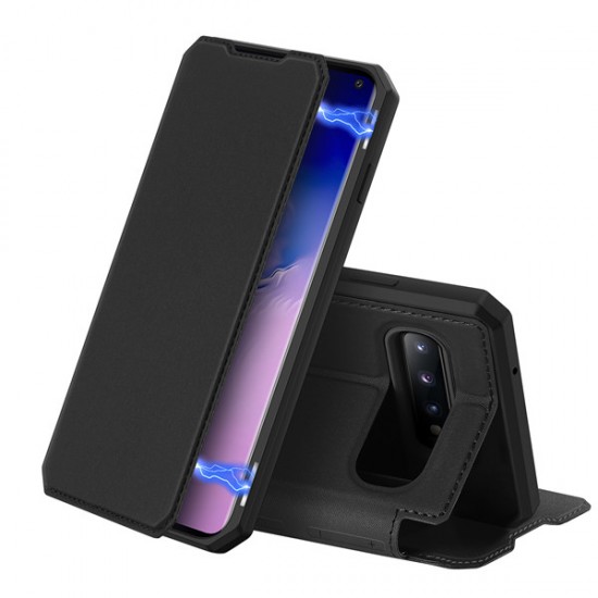 DUX DUCIS Skin X Bookcase type case for Samsung Galaxy S10 black