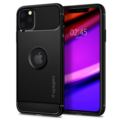 Spigen Rugged Armor Iphone 11 Pro Matte Μαύρο