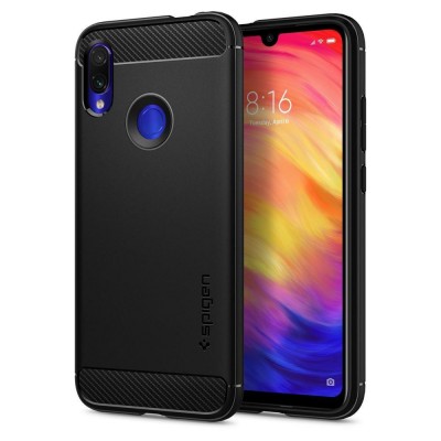 Spigen Rugged Armor Xiaomi Redmi Note 7 Matte Μαύρο
