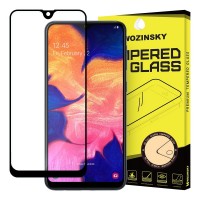 Wozinsky Tempered Glass Full Glue Super Tough Screen Protector Full Coveraged με Frame Case Friendly για Samsung Galaxy A10 μαύρο