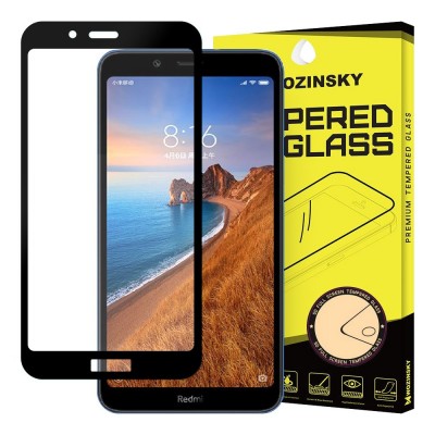 Wozinsky Tempered Glass Full Glue Super Tough Screen Protector Full Coveraged με Frame Case Friendly για Xiaomi Redmi 7A μαύρο