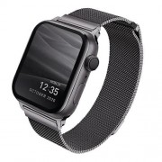 UNIQ Dante stainless steel bracelet clasp για Apple Watch 4/5/6/SE 40mm Graphite