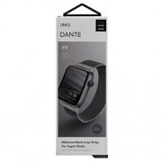 UNIQ Dante stainless steel bracelet clasp για Apple Watch 4/5/6/SE 40mm Graphite