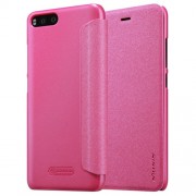 Nillkin Sparkle Leather Cover Flip Book θήκη για Xiaomi Mi6 Ροζ