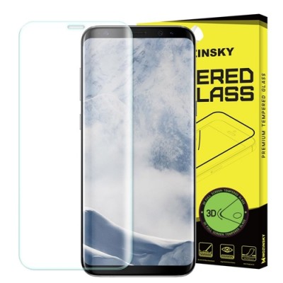 Wozinsky Tempered Glass 3D Screen Protector Full Coveraged with Frame for Samsung Galaxy S9 Plus G965 clear
