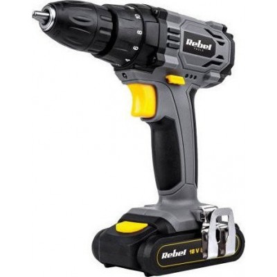 Rebel RB-1000 Δραπανοκατσάβιδο Μπαταρίας 18V 1x1.3Ah