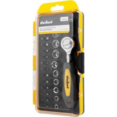 ΣΕΤ ΚΑΤΣΑΒΙΔΙΩΝ ΚΑΙ ΚΕΦΑΛΩΝ 38 ΤΕΜΑΧΙΑ REBEL RB-1104