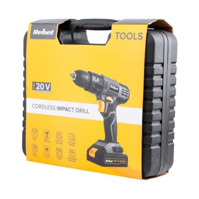 Rebel RB-1002 Κρουστικό Δραπανοκατσάβιδο Μπαταρίας 20V