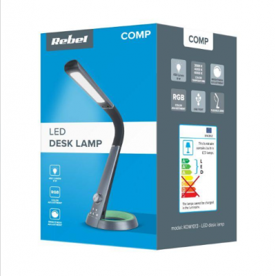 Rebel - LED desk lamp with color temperature adjustment with USB port