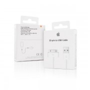 Apple MA591ZM/C 30-pin σε USB καλώδιο 1m original retail packaging