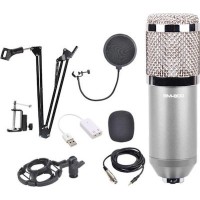 BM-800 Πυκνωτικό Μικρόφωνο ( Mic Kit)  Ασημί