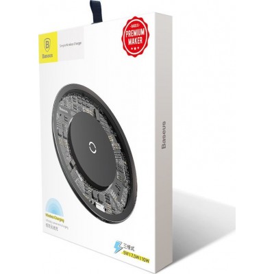 BASEUS Wireless charger - Simple 10W μαύρο (CCALL-AJK01)