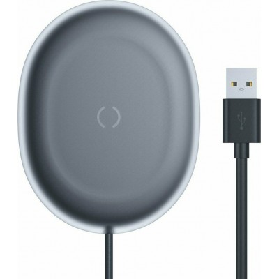 BASEUS Wireless charger - Jelly 15W + Type-C cable μαύρο (WXGD-01)