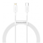 BASEUS USB Cable - Superior Series Type-C - IPHONE lightning 2M 20W άσπρο (CATLYS-C02)