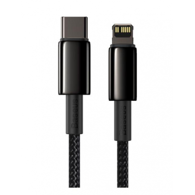 BASEUS USB Cable - Tungsten Gold Type-C - IPHONE lightning 1M 20W μαύρο (CATLWJ-01)