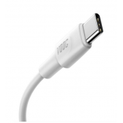 BASEUS USB Cable - White Series Type-C 1M 5A VOOC Quick Charge άσπρο (CATSW-F02)