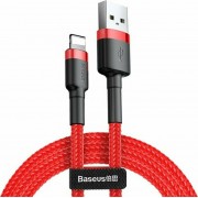 BASEUS USB Cable - Cafule CALKLF-B09 IPHONE lightning 1M 2.4A red