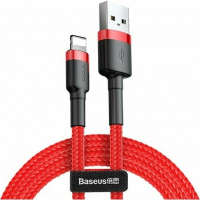 BASEUS USB Cable - Cafule CALKLF-A09 IPHONE lightning 0.5M 2.4A red