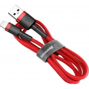 BASEUS USB Cable - Cafule CALKLF-A09 IPHONE lightning 0.5M 2.4A red