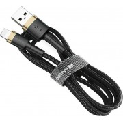 BASEUS USB Cable - Cafule CALKLF-AV1 IPHONE lightning 0.5M 2.4A black-gold