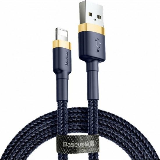 BASEUS USB Cable - Cafule CALKLF-BV3 IPHONE lightning 1M 2.4A navy blue-gold