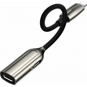 BASEUS Adaptor connector - IPHONE lightning - IPHONE lightning x2 CALL55-0A gray