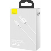 BASEUS USB Cable - Superior Series CALYS-C02 IPHONE lightning 2M 2.4A white