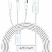 BASEUS USB Cable - Superior Series CAMLTYS-02 3in1 1.5M 3.5A white