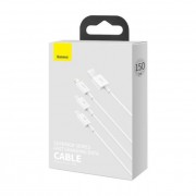 BASEUS USB Cable - Superior Series CAMLTYS-02 3in1 1.5M 3.5A white
