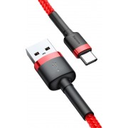 BASEUS USB Cable - Cafule CATKLF-U09 Type-C 3m 3A red