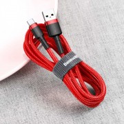 BASEUS USB Cable - Cafule CATKLF-U09 Type-C 3m 3A red