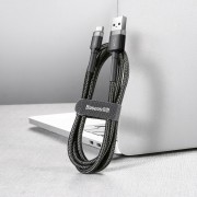 BASEUS USB Cable - Cafule CATKLF-BG1 Type-C 1M 3A black-grey